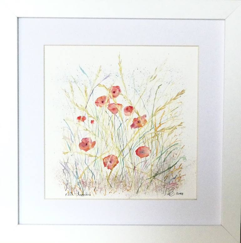 Original Contemporary Floral Painting by Elizabeth Sadler