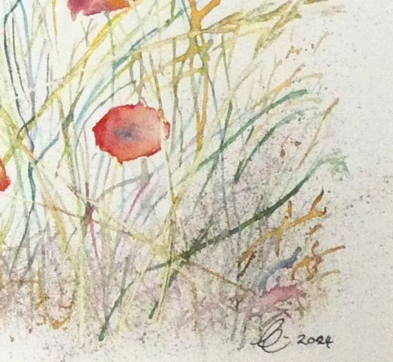 Original Contemporary Floral Painting by Elizabeth Sadler