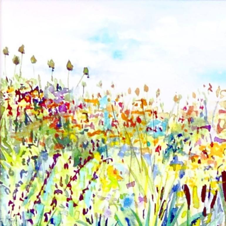 Original Impressionism Water Painting by Elizabeth Sadler