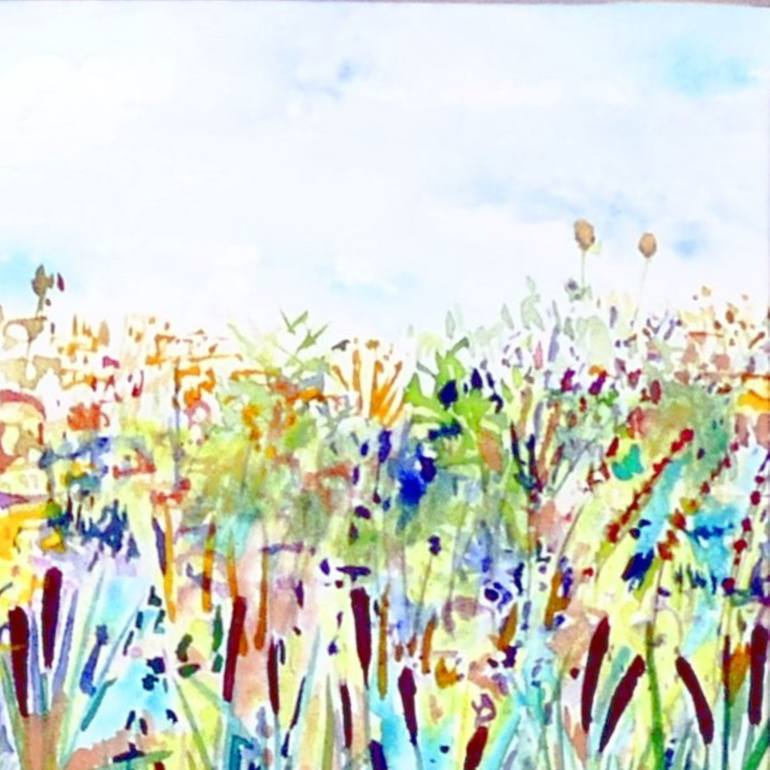 Original Impressionism Water Painting by Elizabeth Sadler