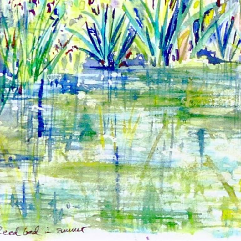 Original Impressionism Water Painting by Elizabeth Sadler