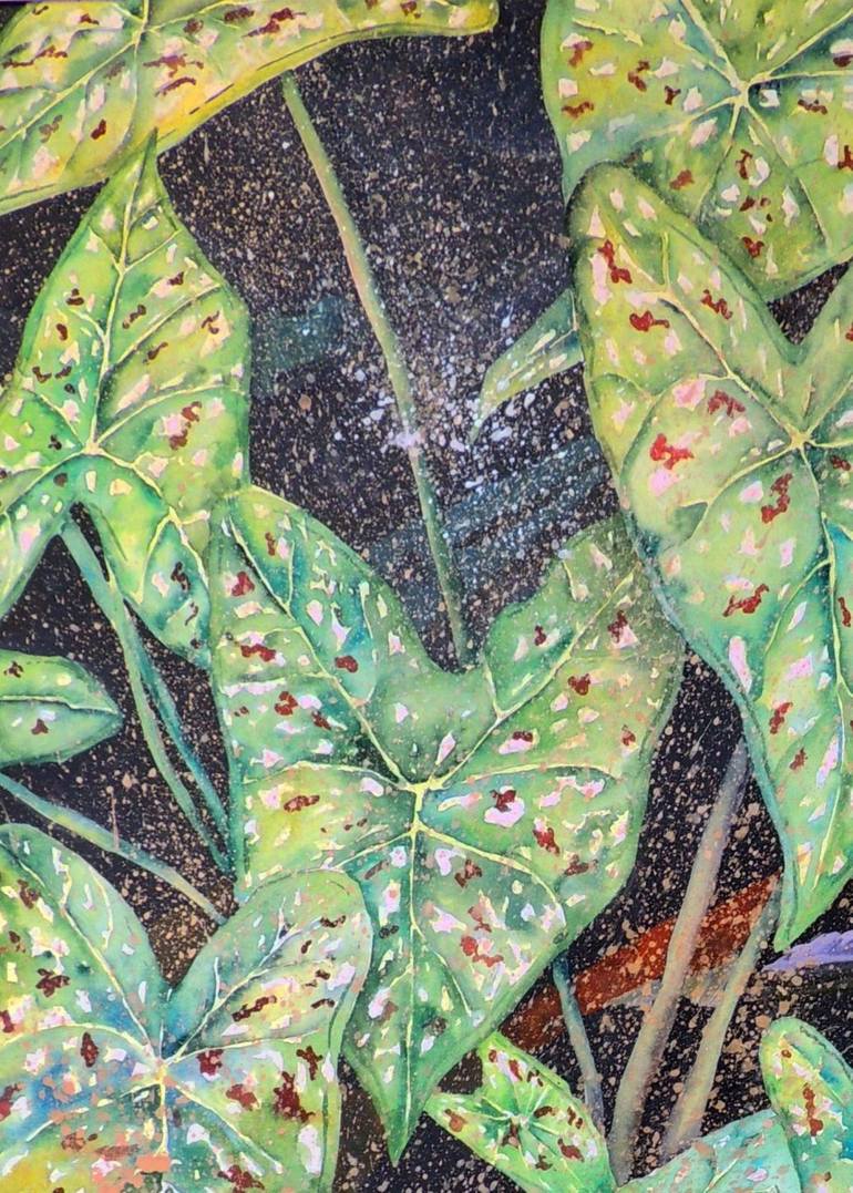 Original Fine Art Botanic Painting by Elizabeth Sadler