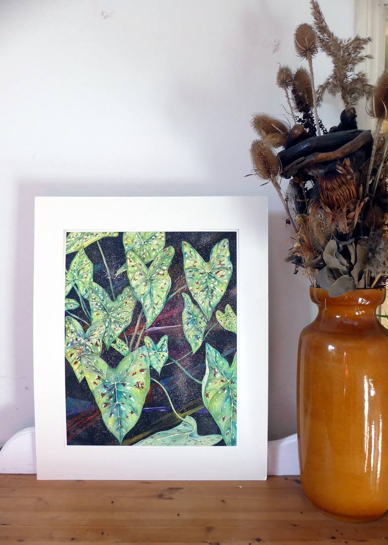 Original Fine Art Botanic Painting by Elizabeth Sadler