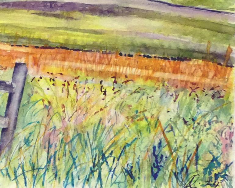 Original Impressionism Landscape Painting by Elizabeth Sadler