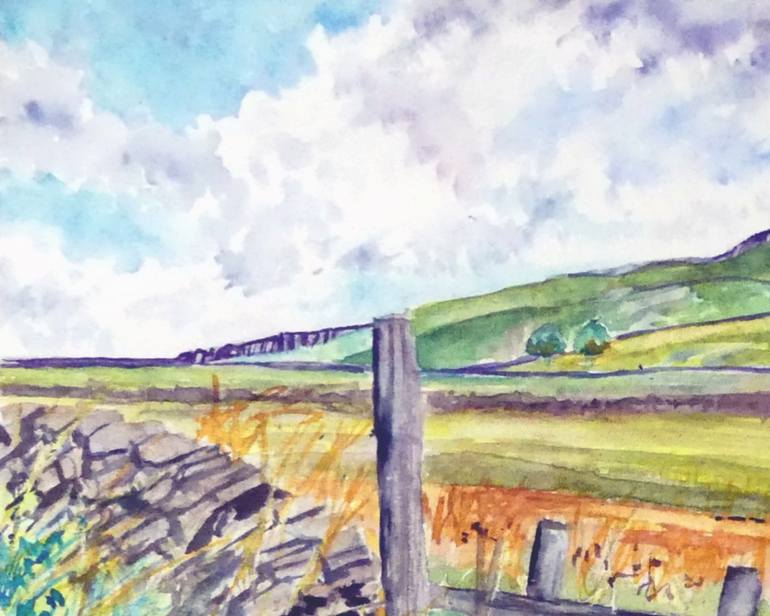 Original Impressionism Landscape Painting by Elizabeth Sadler