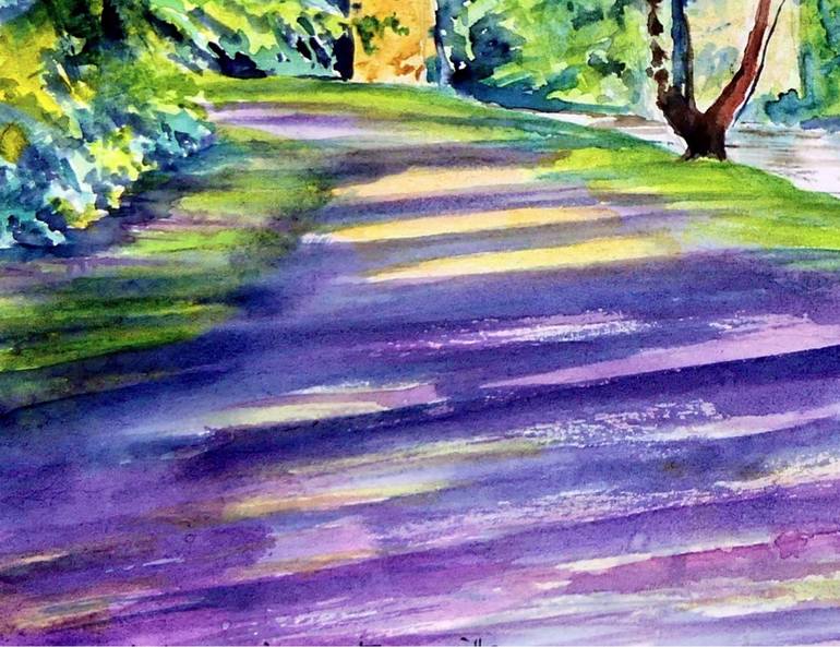 Original Impressionism Landscape Painting by Elizabeth Sadler