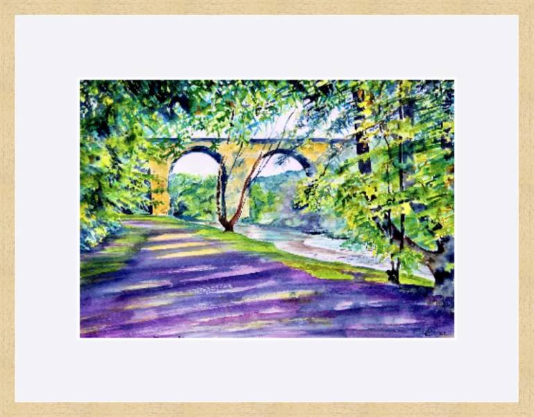 Original Impressionism Landscape Painting by Elizabeth Sadler