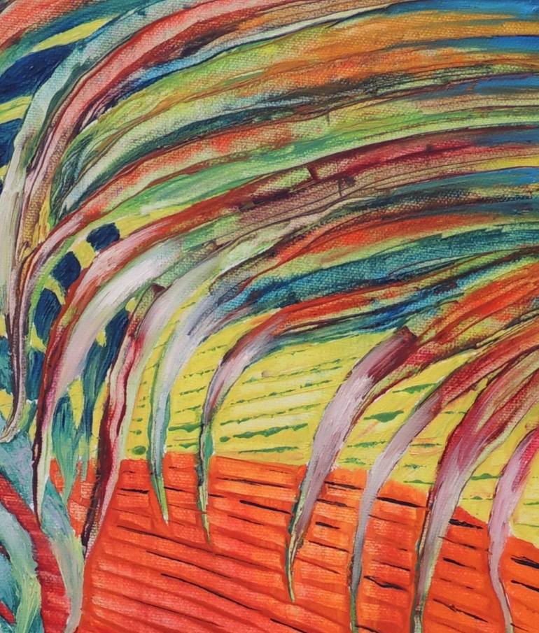 Original Expressionism Nature Painting by Elizabeth Sadler