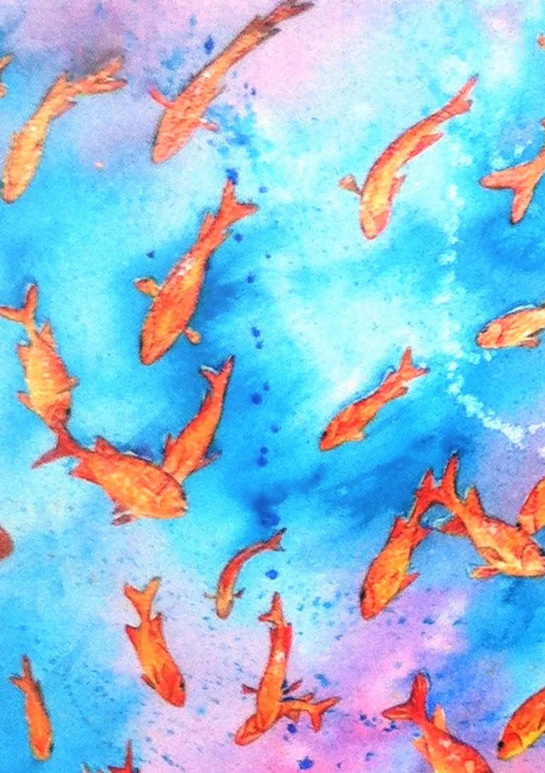 Original Impressionism Animal Painting by Elizabeth Sadler