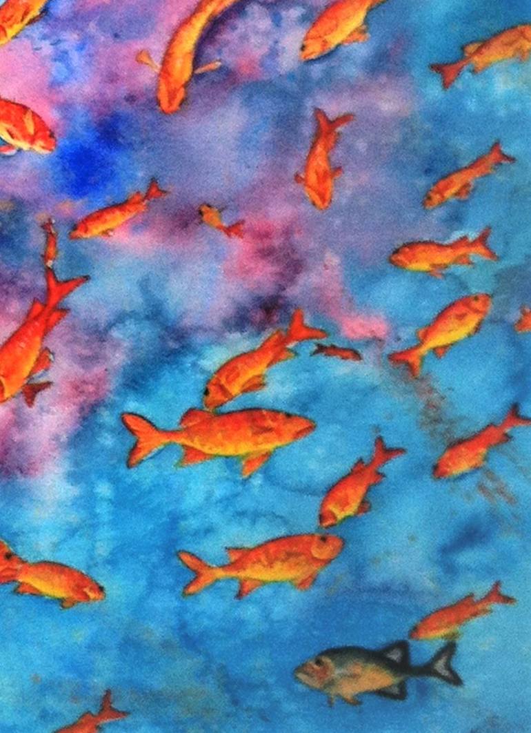 Original Impressionism Animal Painting by Elizabeth Sadler