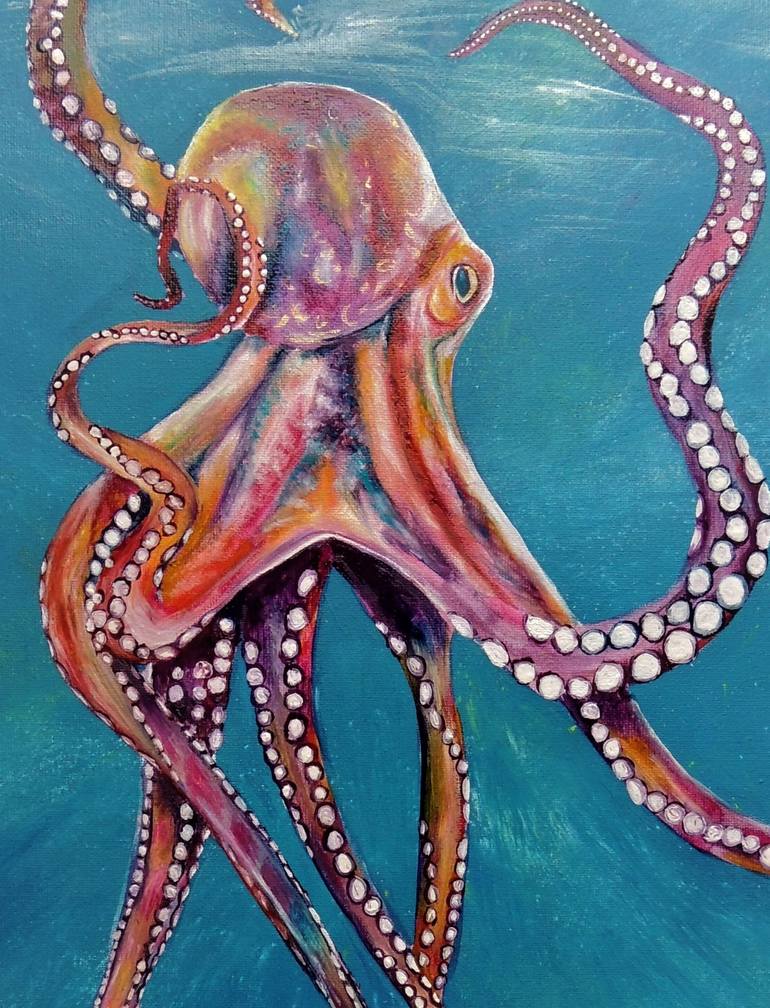 Original Modernism Animal Painting by Elizabeth Sadler