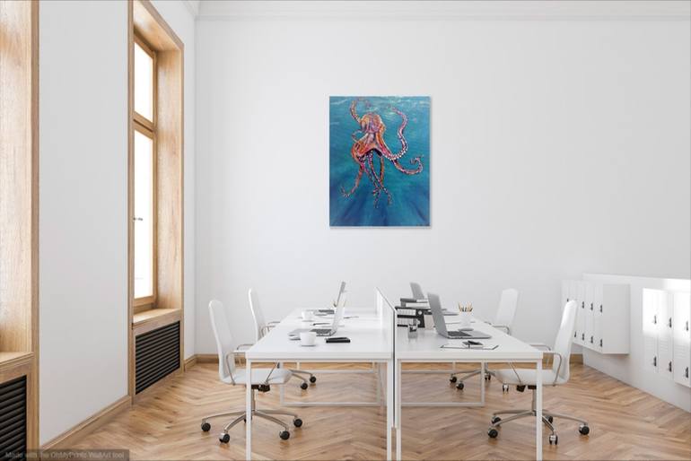 Original Modernism Animal Painting by Elizabeth Sadler