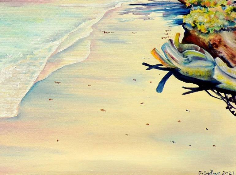 Original Impressionism Seascape Painting by Elizabeth Sadler