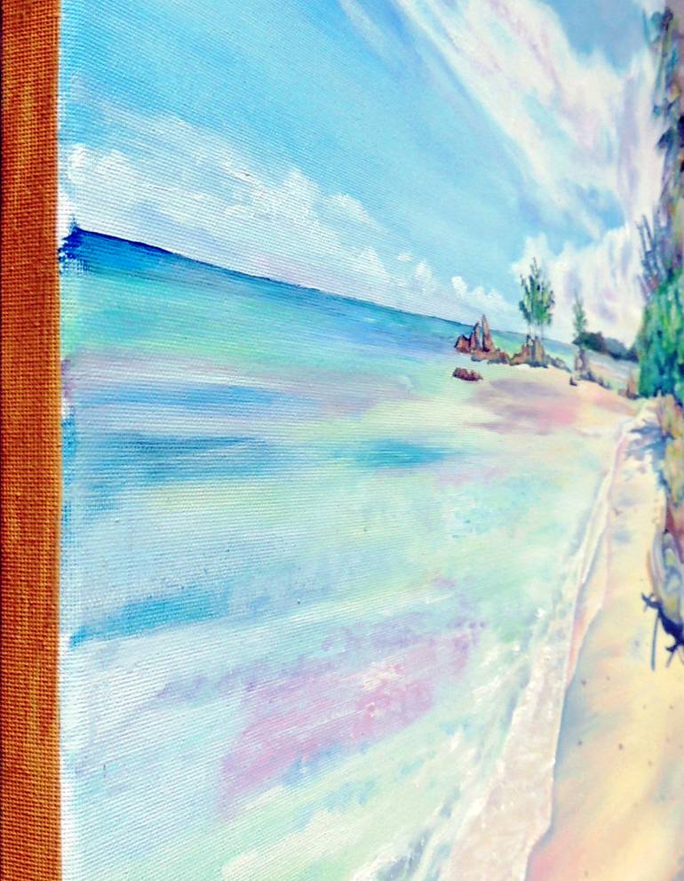 Original Impressionism Seascape Painting by Elizabeth Sadler