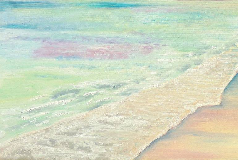 Original Impressionism Seascape Painting by Elizabeth Sadler