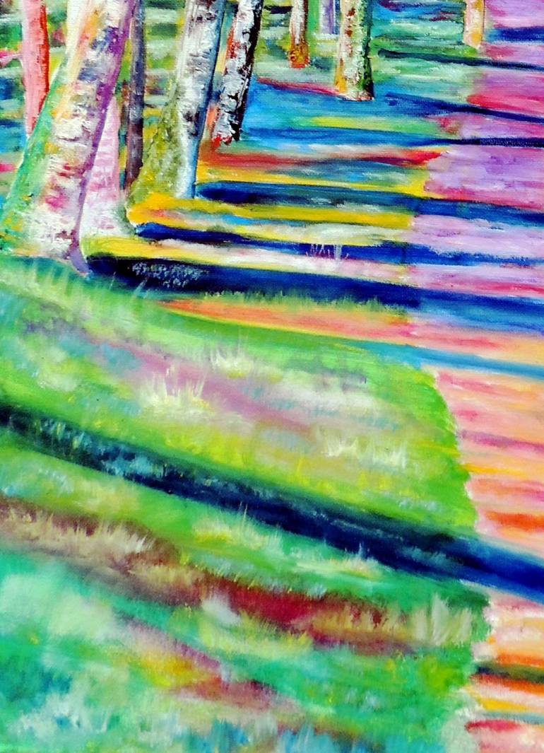 Original Impressionism Nature Painting by Elizabeth Sadler