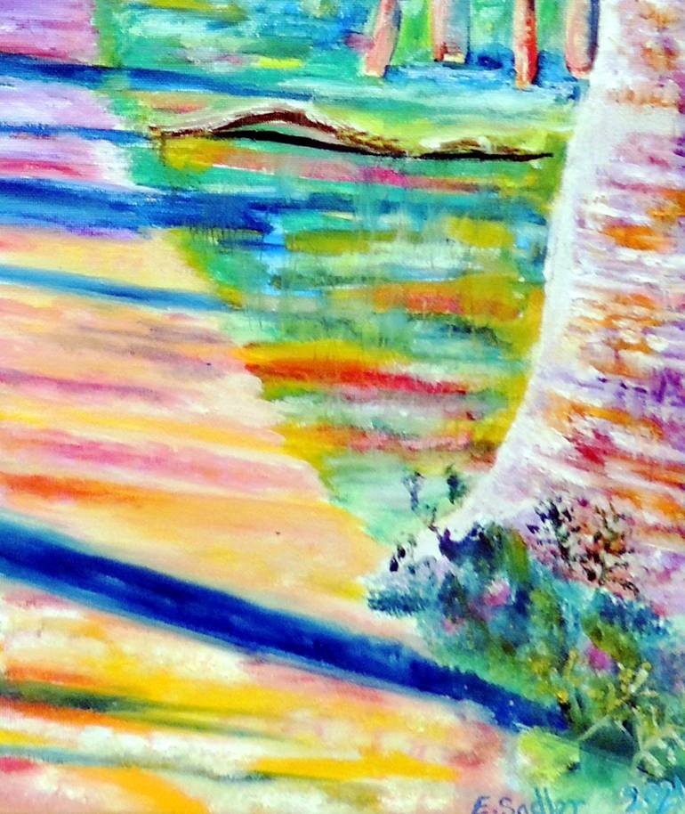 Original Impressionism Nature Painting by Elizabeth Sadler
