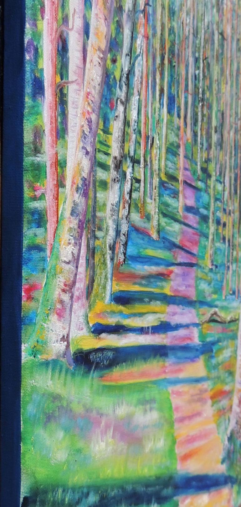 Original Impressionism Nature Painting by Elizabeth Sadler