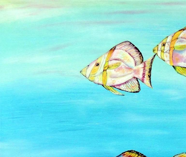 Original Fine Art Fish Painting by Elizabeth Sadler