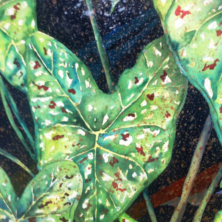 Original Fine Art Botanic Painting by Elizabeth Sadler