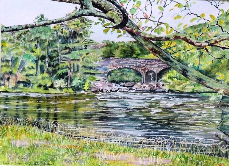 Bridge of Balgie, Aberfeldy, Perthshire, Scotland Painting by Elizabeth ...