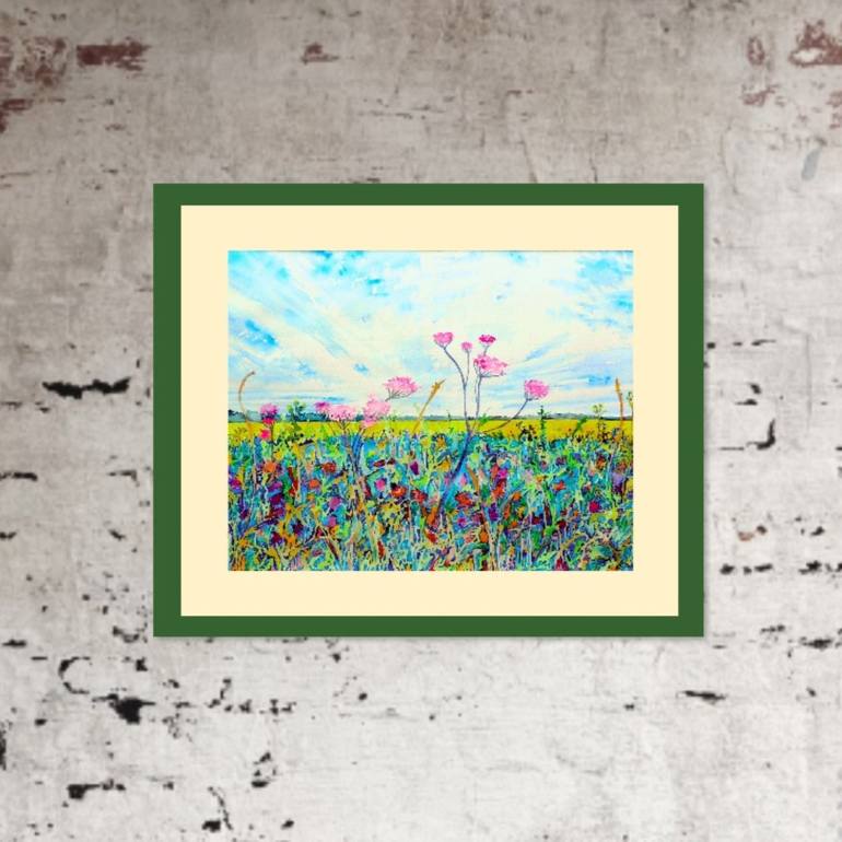 Original Impressionism Landscape Painting by Elizabeth Sadler