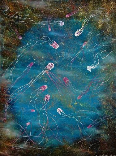 Original Fine Art Fish Paintings by Elizabeth Sadler