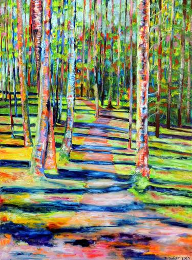 Original Impressionism Light Paintings by Elizabeth Sadler