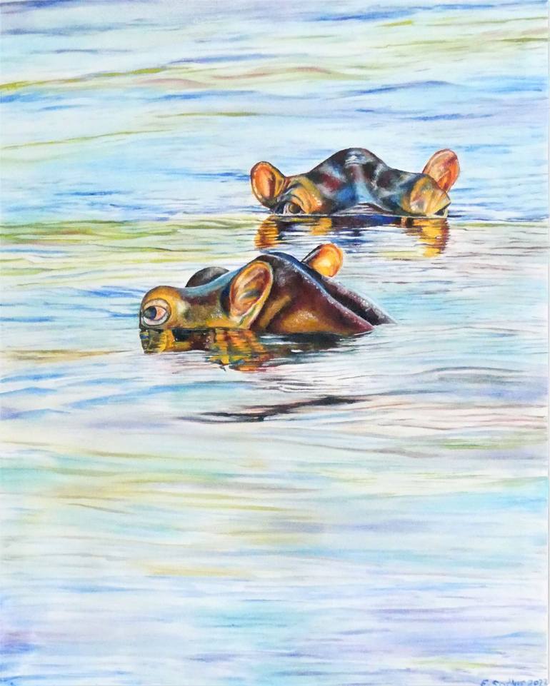 Print of Fine Art Animal Paintings by Elizabeth Sadler