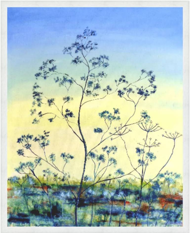 Original Impressionism Landscape Painting by Elizabeth Sadler