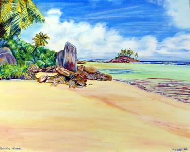 Original Impressionism Beach Paintings by Elizabeth Sadler