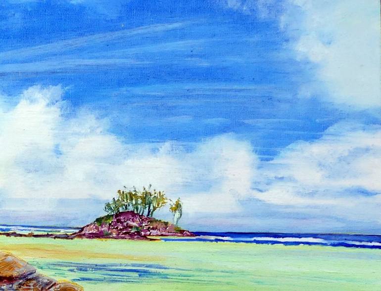 Original Beach Painting by Elizabeth Sadler