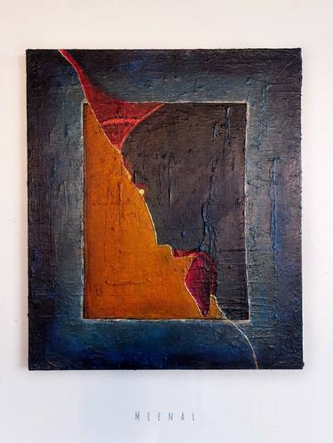 Original Abstract Expressionism Women Painting by Meenal Raghava