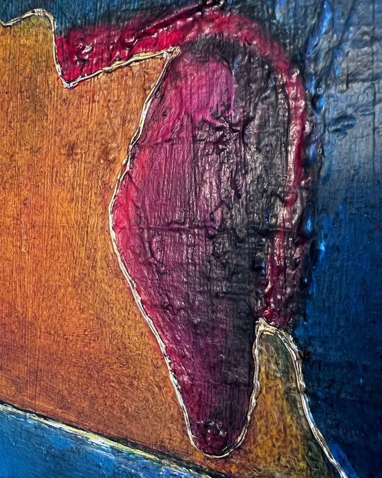Original Abstract Expressionism Women Painting by Meenal Raghava