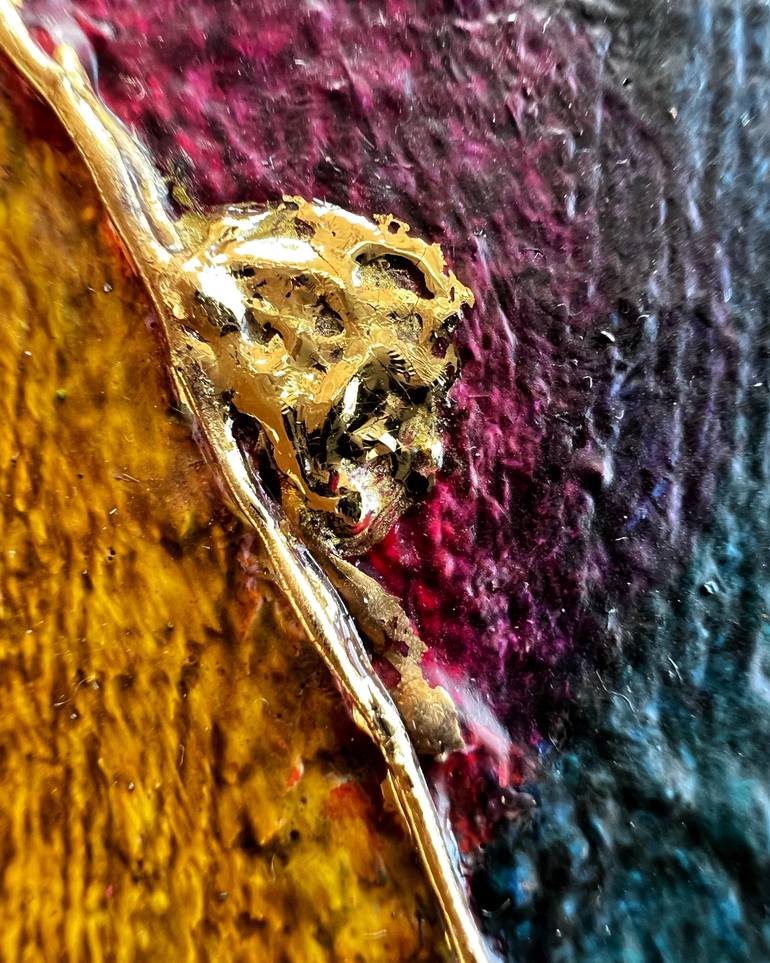 Original Abstract Expressionism Women Painting by Meenal Raghava