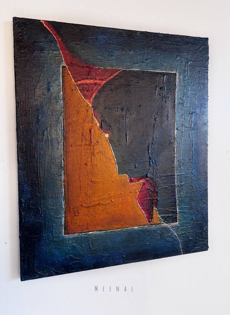 Original Abstract Expressionism Women Painting by Meenal Raghava