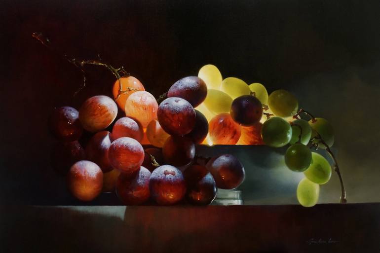 Original Fine Art Still Life Painting by Anna Grechina