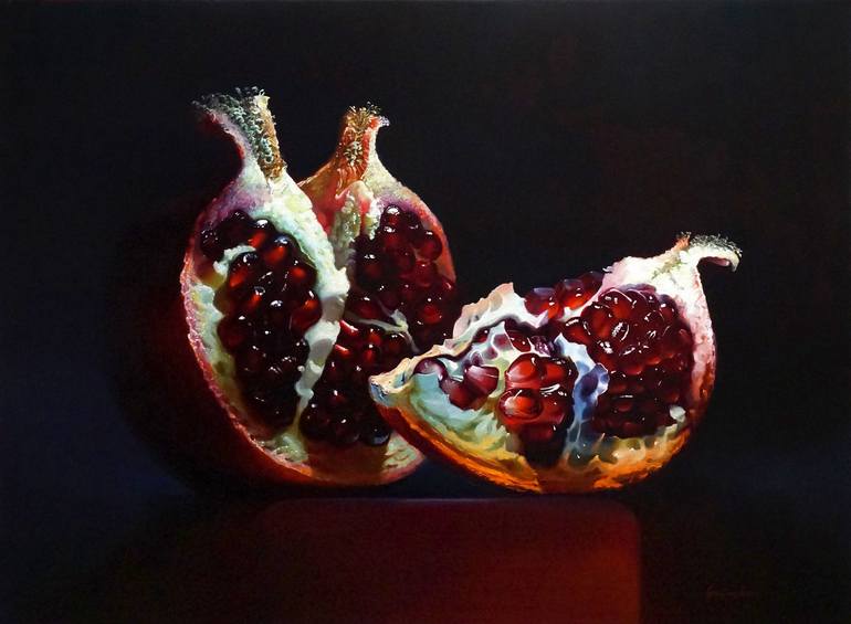 Original Realism Still Life Painting by Anna Grechina