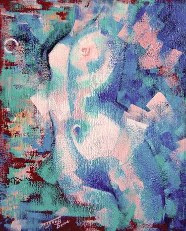 Original Expressionism Nude Paintings by Denis Pianoff