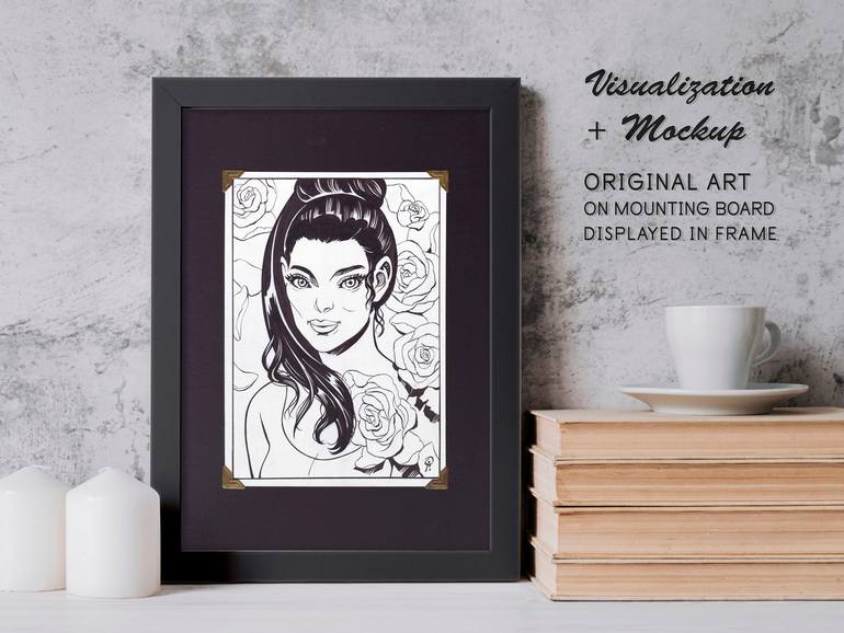 Original Illustration Women Drawing by Aileen Oracion