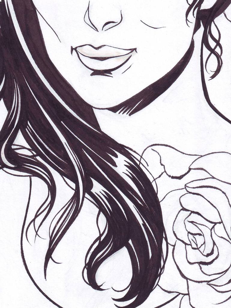 Original Illustration Women Drawing by Aileen Oracion
