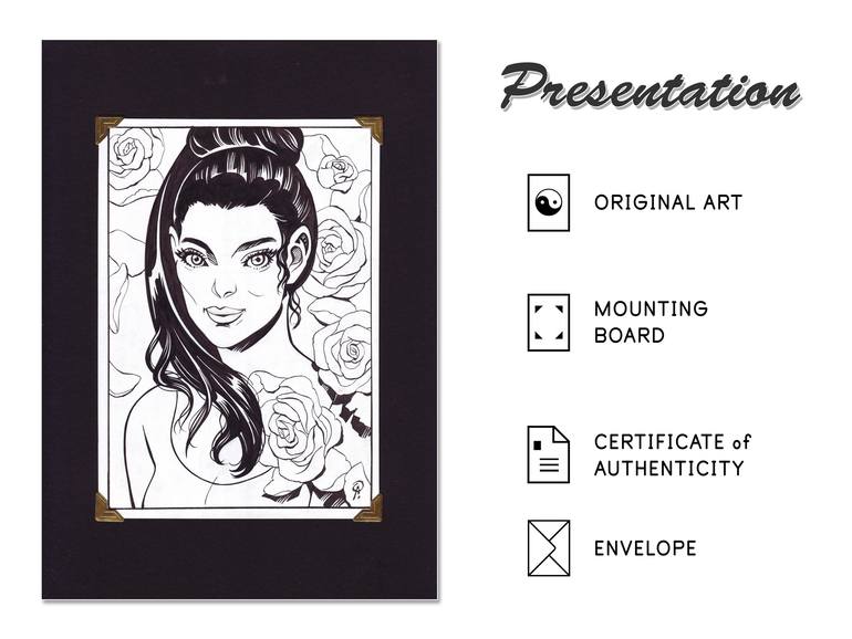 Original Illustration People Drawing by Aileen Oracion