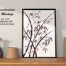 Framed Sumi Art Mockup