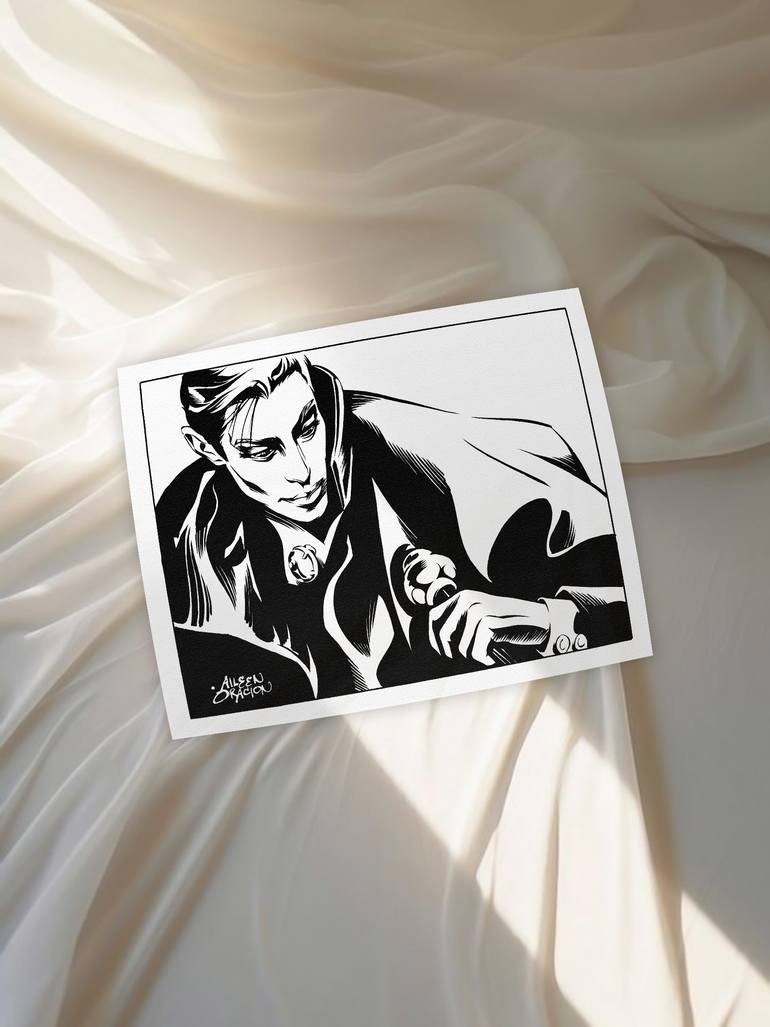 Original Figurative Fantasy Drawing by Aileen Oracion