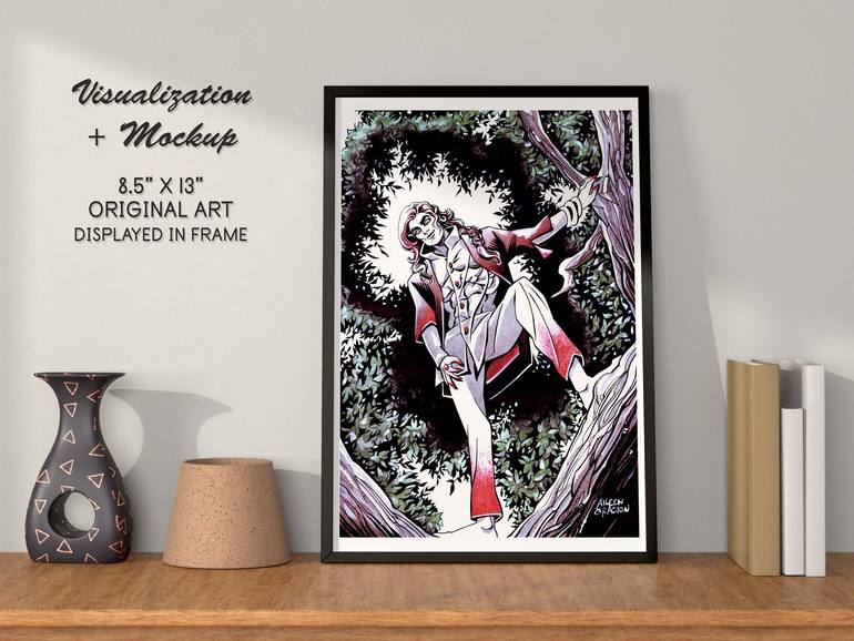 Original Figurative Fantasy Painting by Aileen Oracion