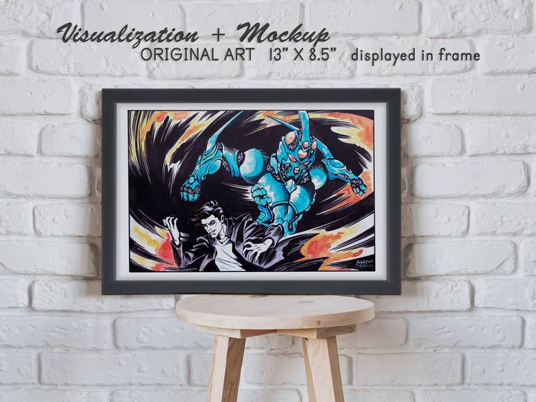 Original Conceptual Comics Painting by Aileen Oracion