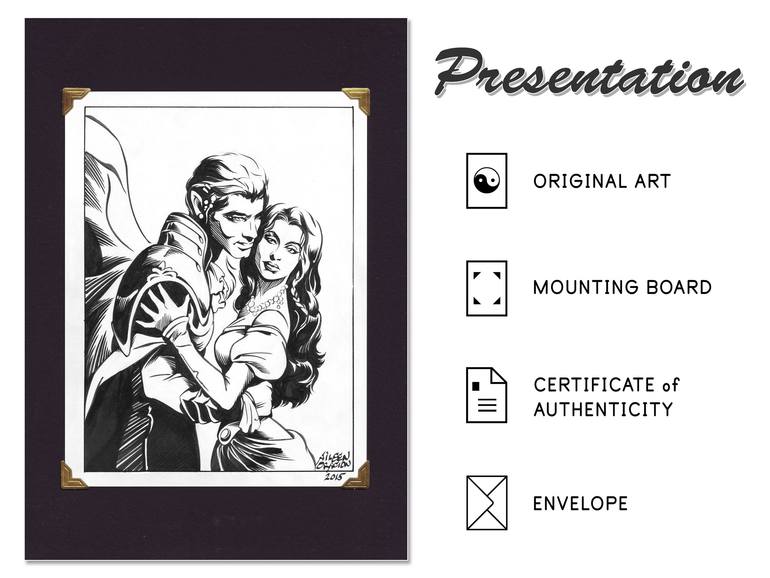 Original Illustration Love Drawing by Aileen Oracion