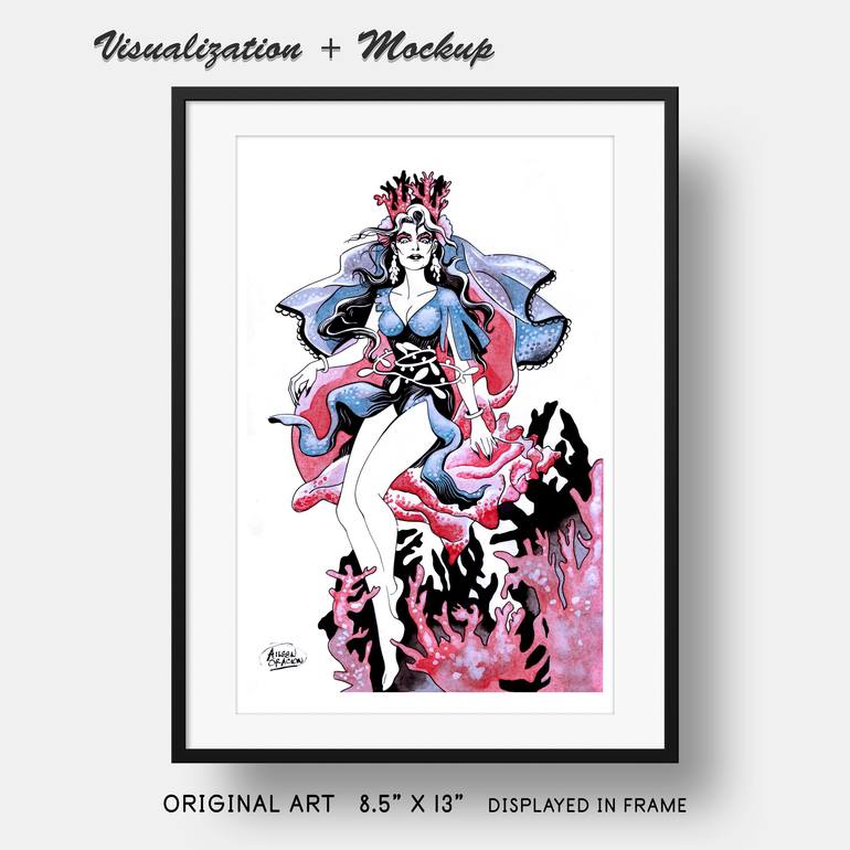 Original Contemporary Fantasy Painting by Aileen Oracion