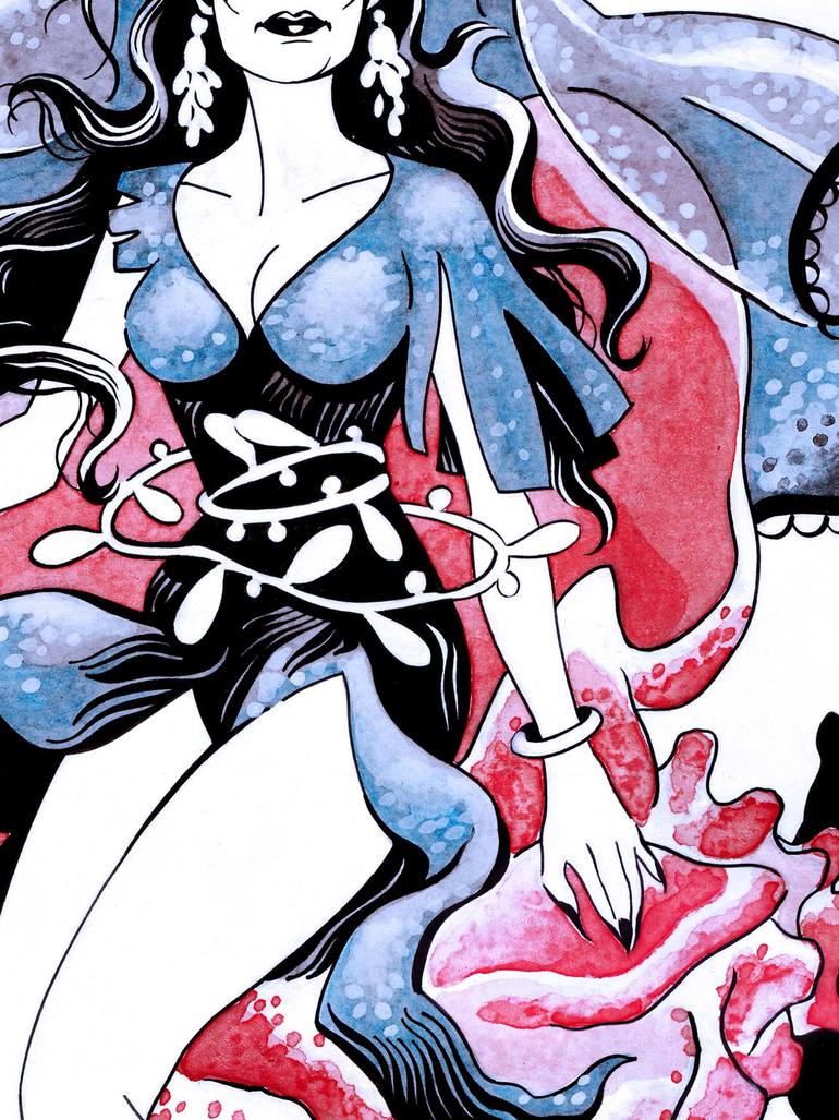 Original Contemporary Fantasy Painting by Aileen Oracion