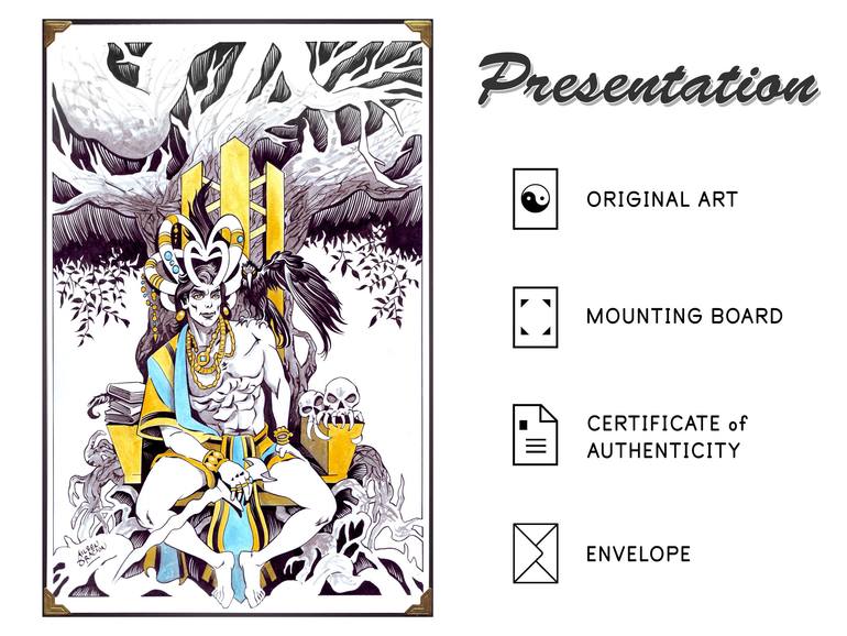 Original Figurative Fantasy Painting by Aileen Oracion